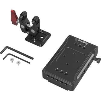 Accessories for rigs - SMALLRIG 3497 BATTERY ADAPTER PLATE V-MOUNT (BASIC VERSION) WITH SUPER CLAMP MOUNT 3497 - quick order from manufacturer