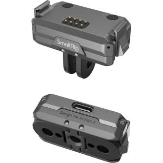Sporta kameru aksesuāri - SmallRig 3663 Magnētiskais uzlādes stiprinājums DJI Action 2 uzlādei - ātri pasūtīt no ražotāja