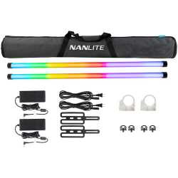 Light Wands Led Tubes - Nanlite PavoTube II 30X RGBWW LED Pixel Tube 2-Light Kit - buy today in store and with delivery