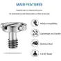 Аксессуары штативов - SmallRig 1611 QR Camera Fixing Screw 1/4 (1 pcs) - быстрый заказ от производителя