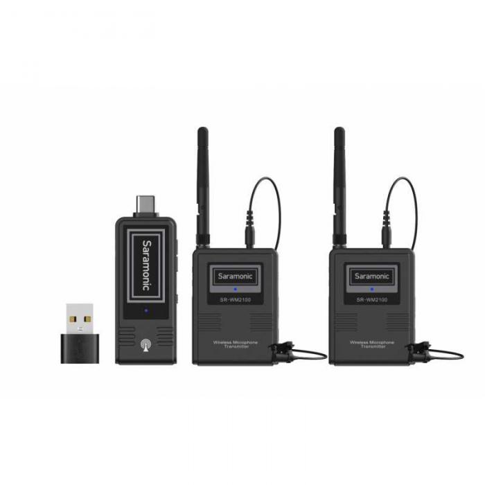 Беспроводные аудио микрофонные системы - Saramonic WM2100 U2 Wireless Audio Transmission Kit - купить сегодня в магазине и с дос