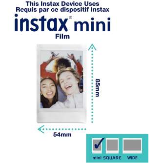 Discontinued - Fujifilm Instax Mini 11 (Charcoal Gray) + FUJIFILM Instax Mini Film (Glossy) 