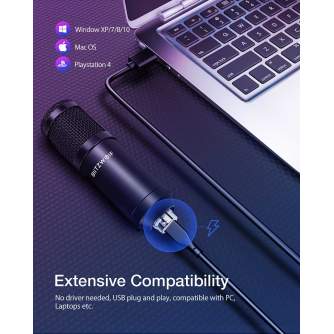 Microphones - Blitzwolf BW-CM Microphone USB Condenser - buy today in store and with delivery