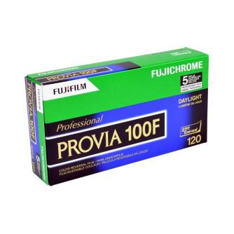 Foto filmiņas - Fuji Provia 100 F roll film 120 pack of five - perc šodien veikalā un ar piegādi