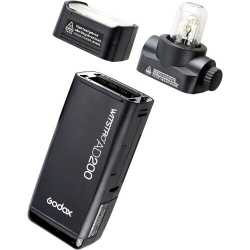 Zibspuldzes ar akumulatoru - Pocket flash Godox AD200 studio flash - perc šodien veikalā un ar piegādi