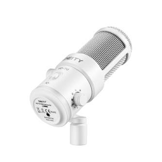 Podkāstu mikrofoni - Deity VO-7U USB Podcast Streamer Mic (White) RGB ring - быстрый заказ от производителя