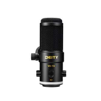 Podkāstu mikrofoni - Deity VO-7U USB Podcast Streamer Kit (Black) RGB ring includes a Boom Arm - купить сегодня в магазине и с д