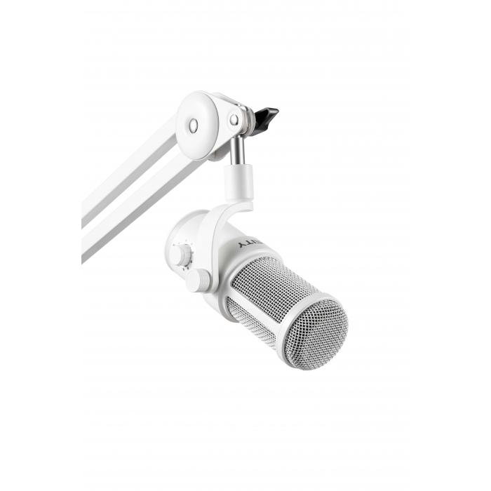 Mikrofoni - Deity VO-7U USB Podcast Streamer Kit (White) RGB ring includes a Boom Arm - ātri pasūtīt no ražotāja