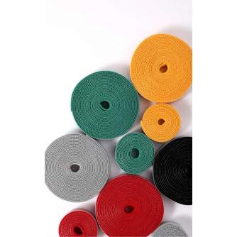 Citi aksesuāri - Baseus Colourful Circle Velcro strap 3m Black - perc šodien veikalā un ar piegādi