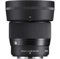 Sigma 56mm F1.4 DC DN Contemporary objektīvs Fujifilm X-Mount kamerām, melnā apdarē, ar lielu atvērtību un elegantu dizainuSigma 56mm F1.4 DC DN Contemporary objektīvs Fujifilm X-Mount kamerām, melnā apdarē, ar lielu atvērtību un elegantu dizainu