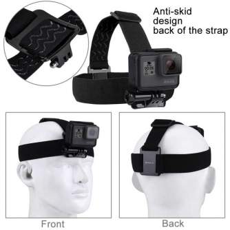 Аксессуары для экшн-камер - Puluz Elastic Mount Belt Adjustable Head Strap - купить сегодня в магазине и с доставкой