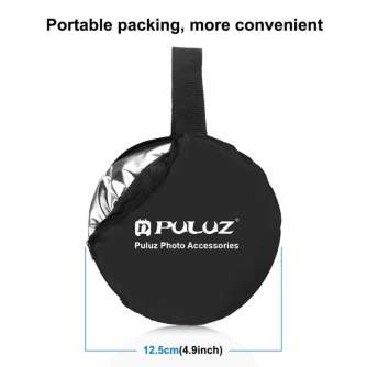 Foldable Reflectors - PULUZ 30cm 2 in 1 Silver / Gold Reflector Board - buy today in store and with delivery
