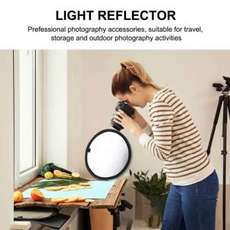 Foldable Reflectors - PULUZ 30cm 2 in 1 Silver / Gold Reflector Board - buy today in store and with delivery