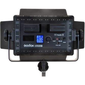Light Panels - Godox LED 500C Bi Color met barndoor LED500C - buy today in store and with delivery