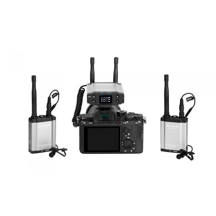 Wireless Audio Systems - Saramonic Vlink2 Kit2, 2.4GHz Two Way-Communication Wireless Microphone System (2xTX+RX) - quick order from manufacturer
