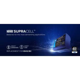 Kameru akumulatori - Newell SupraCell Battery replacement EN-EL15C - perc šodien veikalā un ar piegādi