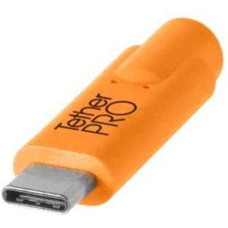Cables - TETHERPRO USB-C TO USB-C 3M ORANGE CUC10-ORG - buy today in store and with delivery