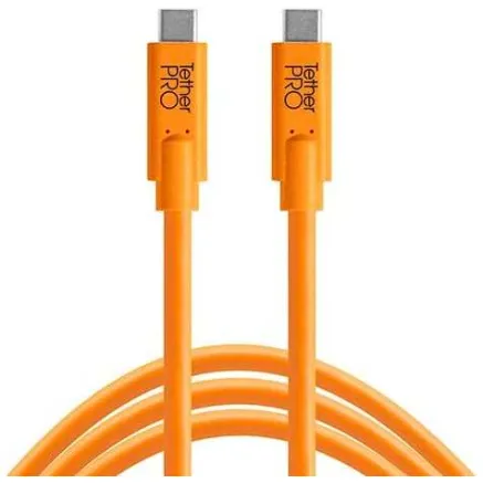 TETHERPRO USB-C TO USB-C 3M ORANGE CUC10-ORG