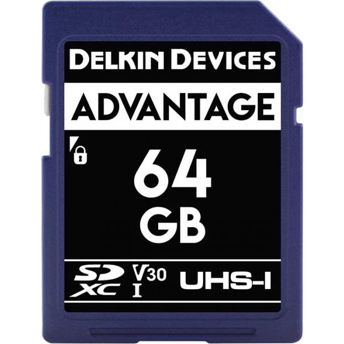 Карты памяти - DELKIN SD ADVANTAGE 660X UHS-I U3 (V30) R90/W90 64GB - быстрый заказ от производителя