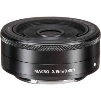 Объективы - Canon EF-M 22mm f2 STM Black - купить сегодня в магазине и с доставкой