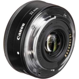 Objektīvi - Canon LENS EF-M 22MM F2 STM - perc šodien veikalā un ar piegādi