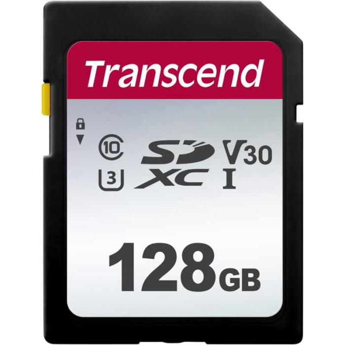 Memory Cards - Transcend Silver 300S SD UHS-I U3 (V30) R95/W45 128GB - quick order from manufacturer