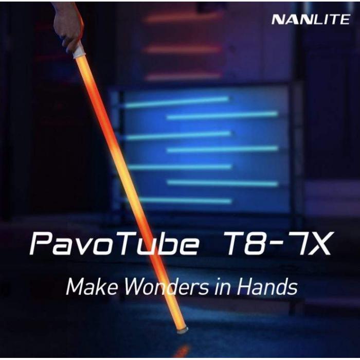 LED Gaismas nūjas - Nanlite PavoTube T8-7X 1 light kit - perc šodien veikalā un ar piegādi
