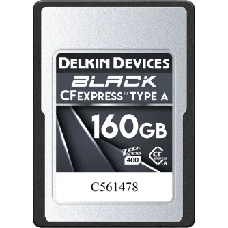 Discontinued - DELKIN CFEXPRESS BLACK -VPG400- 160GB (TYPE A) DCFXABLK160