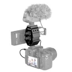 Аудио Микшер - Boya Audio Adapter BY-MP4 for Smartphone, DSLR Cameras, Camcorders - быстрый заказ от производителя
