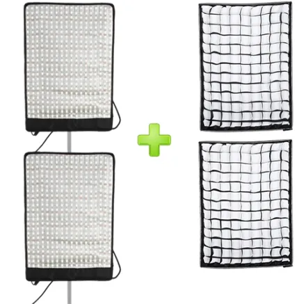 Falcon Eyes Flexibel Bi-Color LED Set RX-212TD-BK1