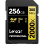 Карты памяти - LEXAR PRO 2000X SDHC/SDXC UHS-II U3(V90) R300/W260 (W/O CARDREADER) 256GB LSD2000256G-BNNNG - купить сегодня в магазине Master Foto и с доставкой Лучший выбор профессионалов