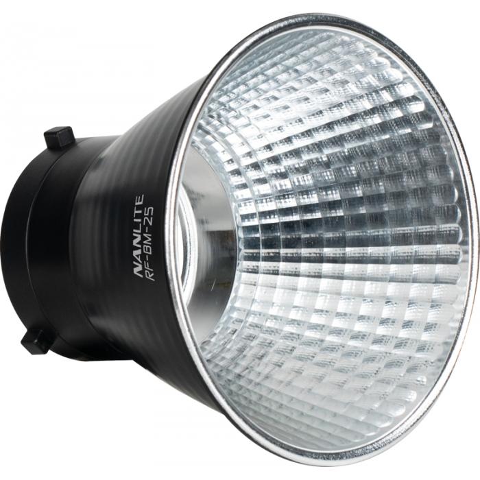 Barndoors Snoots & Grids - NANLITE 45° REFLECTOR WITH FM MOUNT RF-FMM-45 - quick order from manufacturer