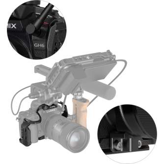 Ietvars kameram CAGE - SMALLRIG 3440 CAGE "BLACK MAMBA" FOR PANASONIC GH6 3440 - ātri pasūtīt no ražotāja