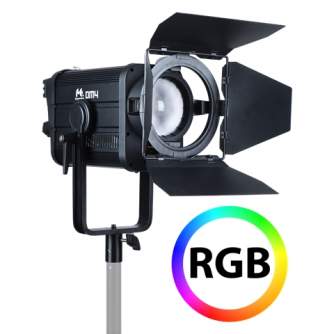 LED Fresnels Lights - Falcon Eyes RGB LED Fresnel Spot Dimmable DM4 400W - quick order from manufacturer