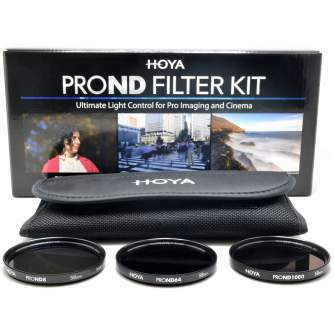 ND neitrāla blīvuma filtri - Hoya Filters Hoya filter kit Pro ND8/64/1000 58mm - ātri pasūtīt no ražotāja
