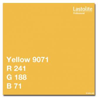Backgrounds - Manfrotto background 2.75x11m, yellow (9071) LL LP9071 - buy today in store and with delivery