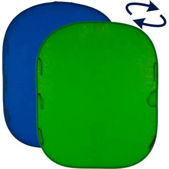 Backgrounds - Manfrotto background Chromakey 1.8x2.1m, blue/green (LA-5987) LL LC5987 - quick order from manufacturer