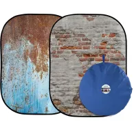 Фоны - Manfrotto background Urban Collapsible 1.5x2.1m, rusty metal / plaster wall (LL 5713) LL LB5713 - быстрый заказ от произвФоны - Manfrotto background Urban Collapsible 1.5x2.1m, rusty metal / plaster wall (LL 5713) LL LB5713 - быстрый заказ от произв