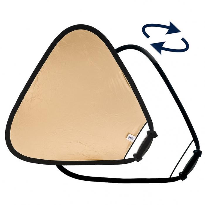 Foldable Reflectors - Manfrotto reflector Tri Grip 75cm, golden/white (LA-3641) LL LR3641 - quick order from manufacturer