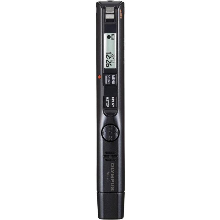 Skaņas ierakstītāji - Olympus audio recorder VP-20, black V413130BE000 - ātri pasūtīt no ražotāja