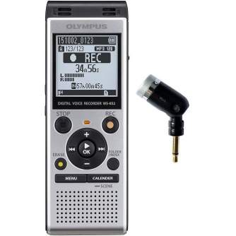 Диктофоны - Olympus диктофон WS-852 + ME52 микрофон, серый V415121SE020 - быстрый заказ от производителя