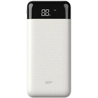 Portatīvie akumulatori - Silicon Power power bank GP28 10000mAh, white SP10KMAPBKGP280W - ātri pasūtīt no ražotāja