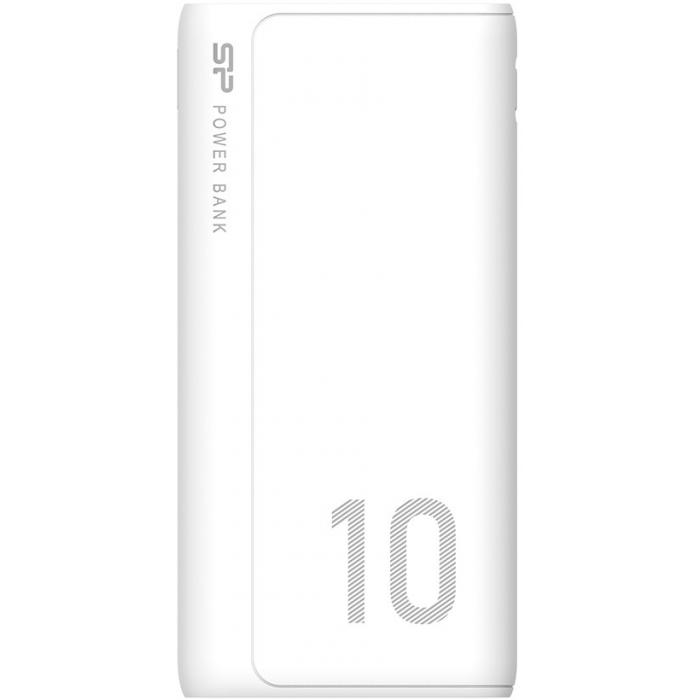 Portatīvie akumulatori - Silicon Power power bank GP15 10000mAh, white SP10KMAPBKGP150W - ātri pasūtīt no ražotāja