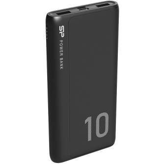 Power Banks - Silicon Power power bank GP15 10000mAh, black SP10KMAPBKGP150K - quick order from manufacturer