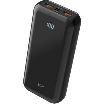 Power Banks - Silicon Power power bank QS28 20000 mAh, black SP20KMAPBKQS280K - buy today in store and with delivery