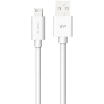 Kabeļi - Silicon Power cable USB - Lightning Boost Link 1m, white SP1M0ASYLK15AL1W - ātri pasūtīt no ražotāja