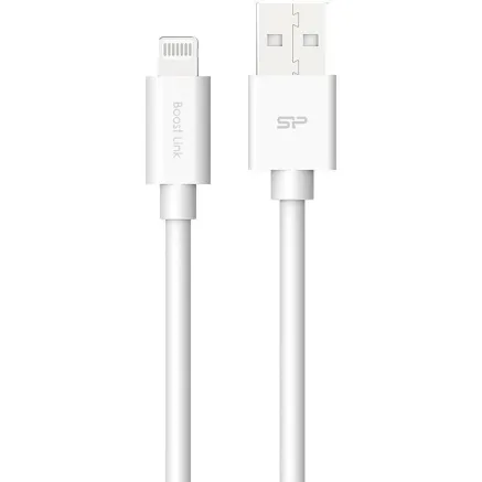 Silicon Power cable USB - Lightning Boost Link 1m, white SP1M0ASYLK15AL1W