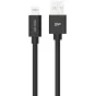 Kabeļi - Silicon Power cable USB - Lightning Boost Link 1m, black SP1M0ASYLK15AL1K - ātri pasūtīt no ražotāja