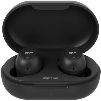 Headphones - Silicon Power wireless earphones Blast Plug BP80 BT, black SP5MWASYBP80BT0K - quick order from manufacturer