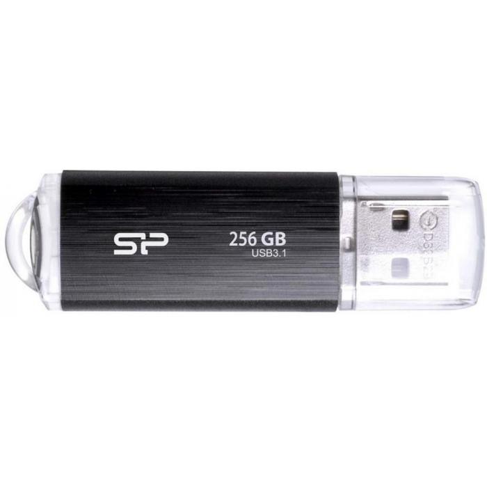 USB memory stick - Silicon Power flash drive 256GB Blaze B02, black SP256GBUF3B02V1K - quick order from manufacturer